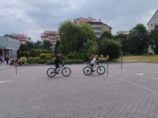 podczas egzaminu - jazda po torze