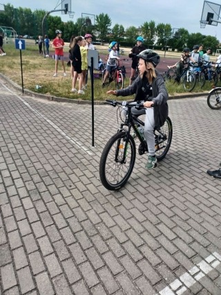 podczas egzaminu - jazda po torze