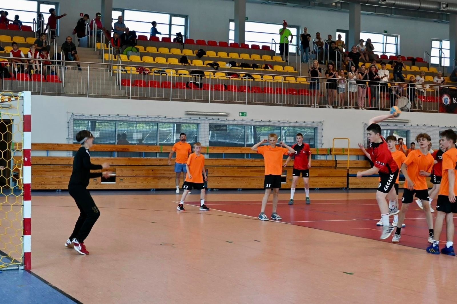 zawodnicy podczas meczu