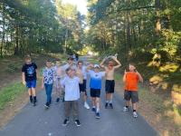 Klasa 6b w Zielonej Szkole