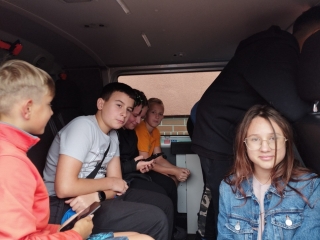 w samochodzie policyjnym