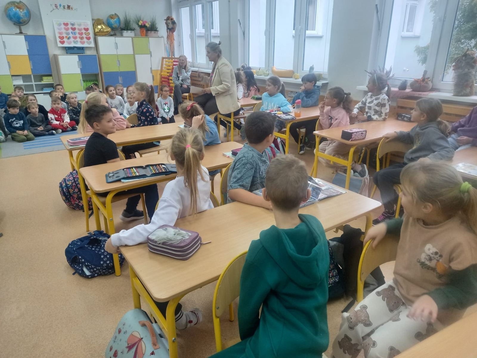 Przedszkolaki w szkole