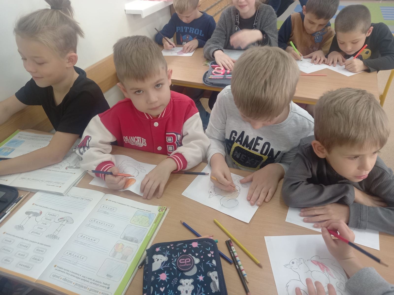 Przedszkolaki w szkole