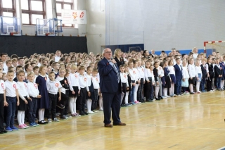 podziękowanie dla społeczności szkolnej za piękne wykonanie 3 pieśni patriotycznych