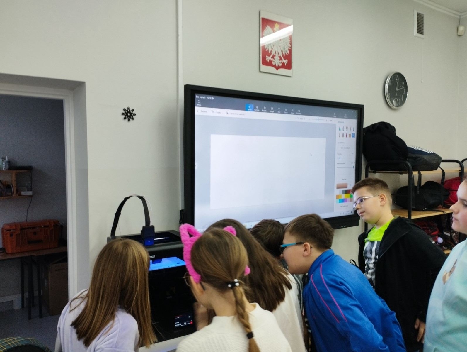 obserwacja jak się drukuje