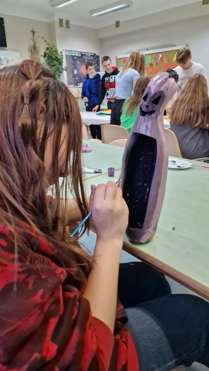 w Zielonej Szkole podczas zajęć