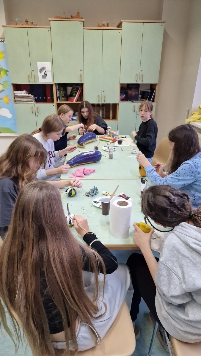 w Zielonej Szkole podczas zajęć