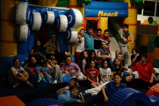 uczniowie z klas 4c i 4d