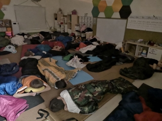 uczniowie z klas 4c i 4d