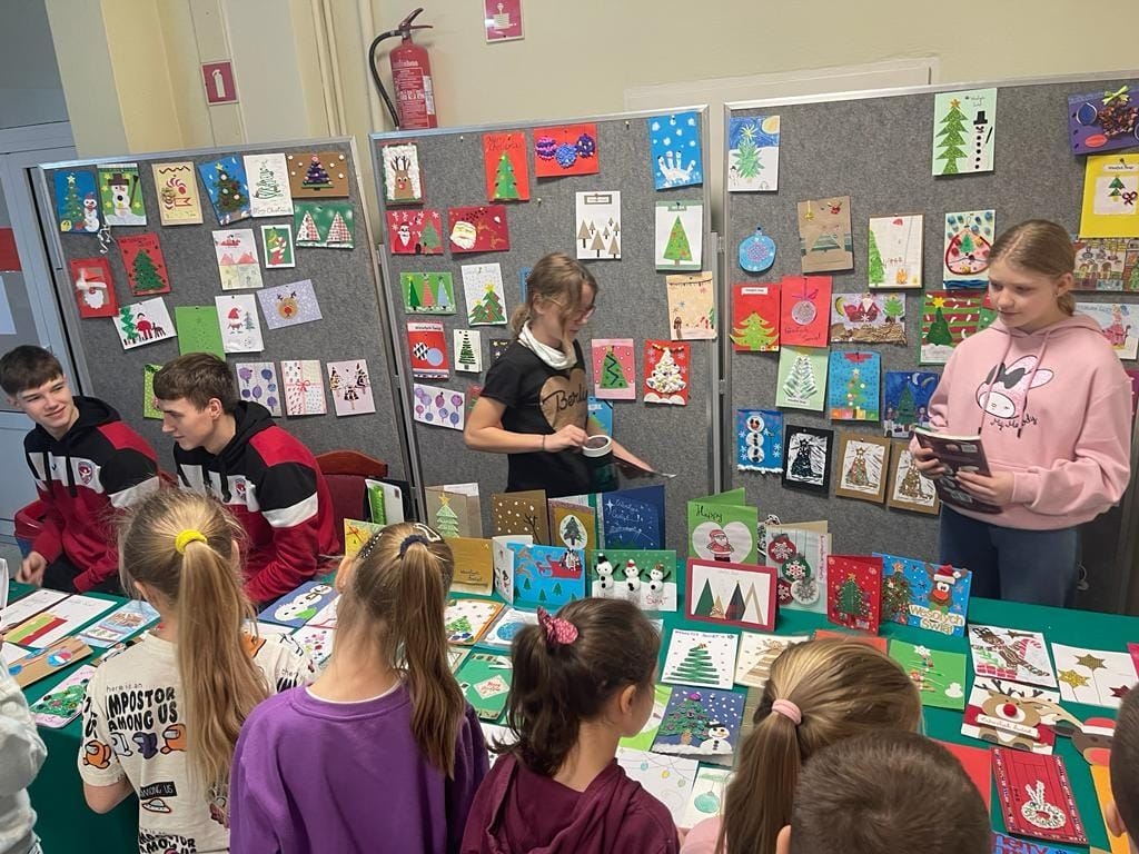 stoiska na szkolnym Jarmarku