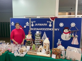 stoiska na szkolnym Jarmarku