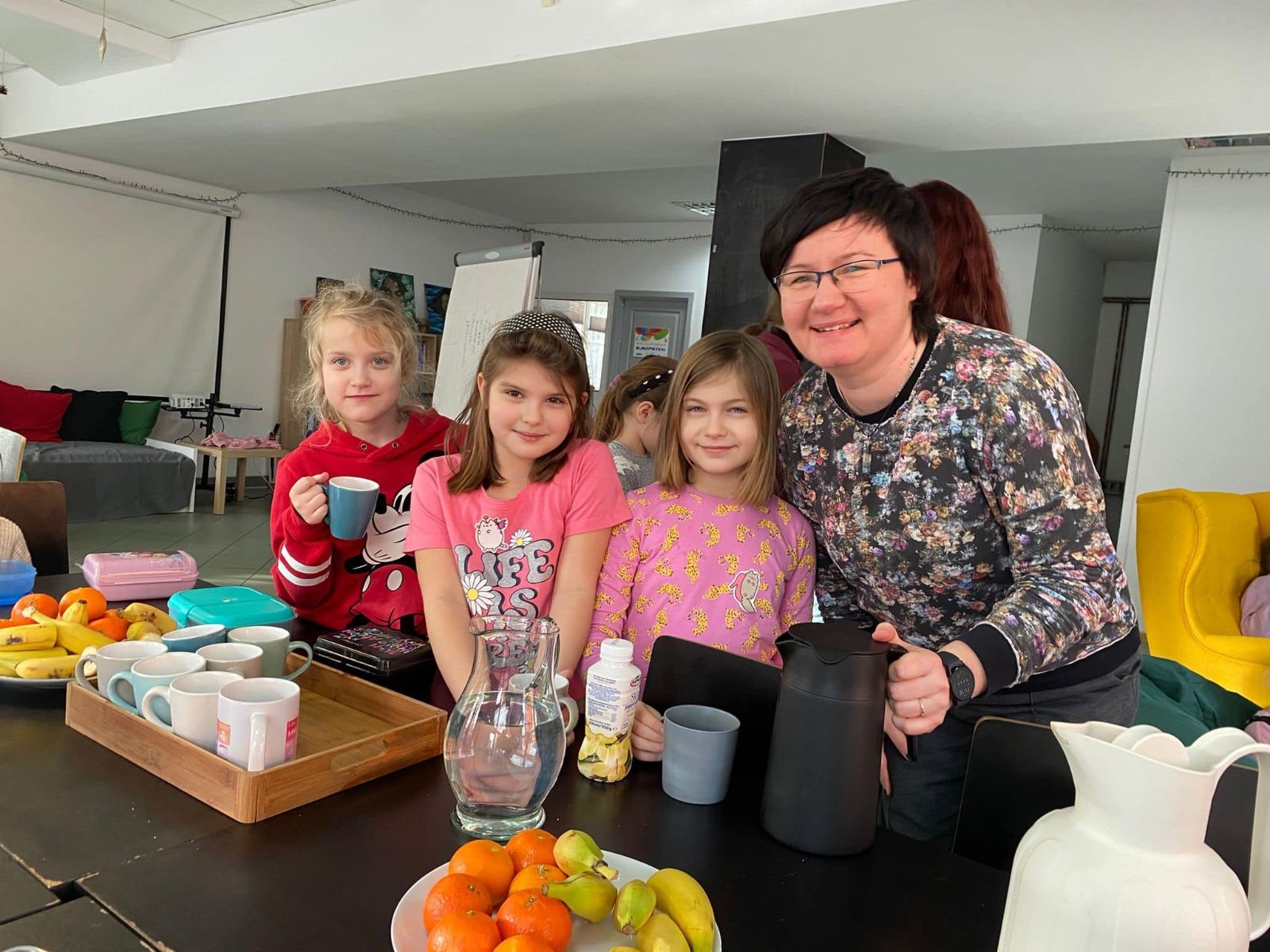 dzieci na zajęciach