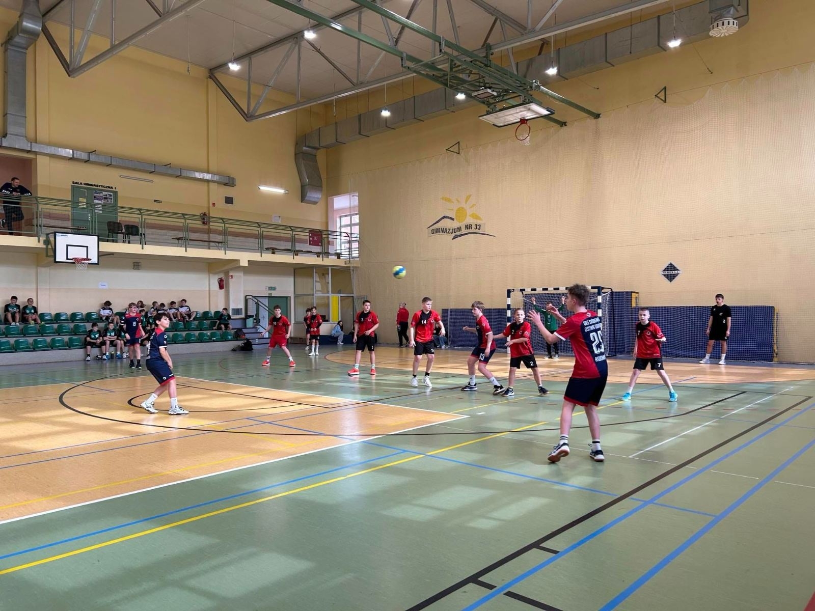 podczas gry na boisku