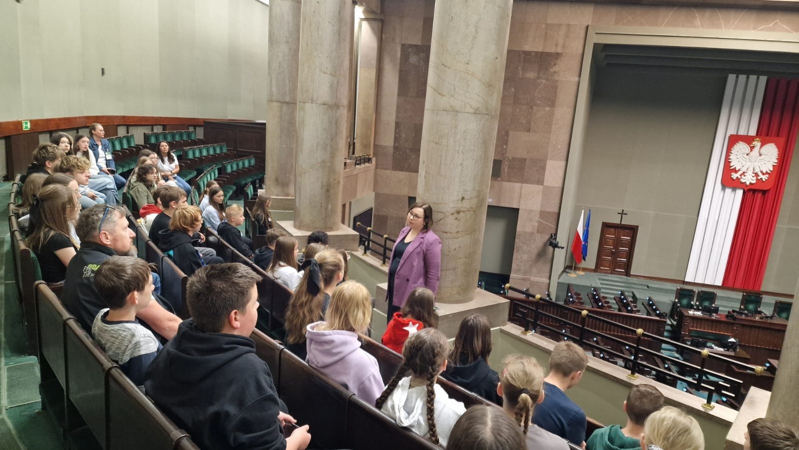 podczas zwiedzania Warszawy