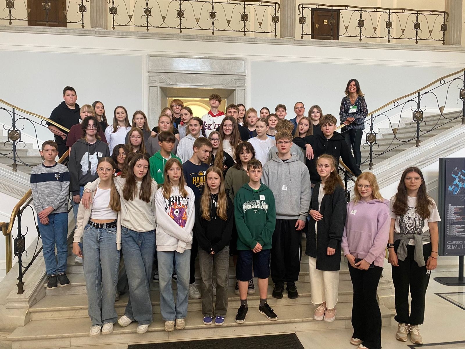 podczas zwiedzania Warszawy