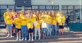 klasa 7a z wychowawcą