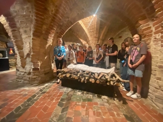 podczas zwiedzania zamku