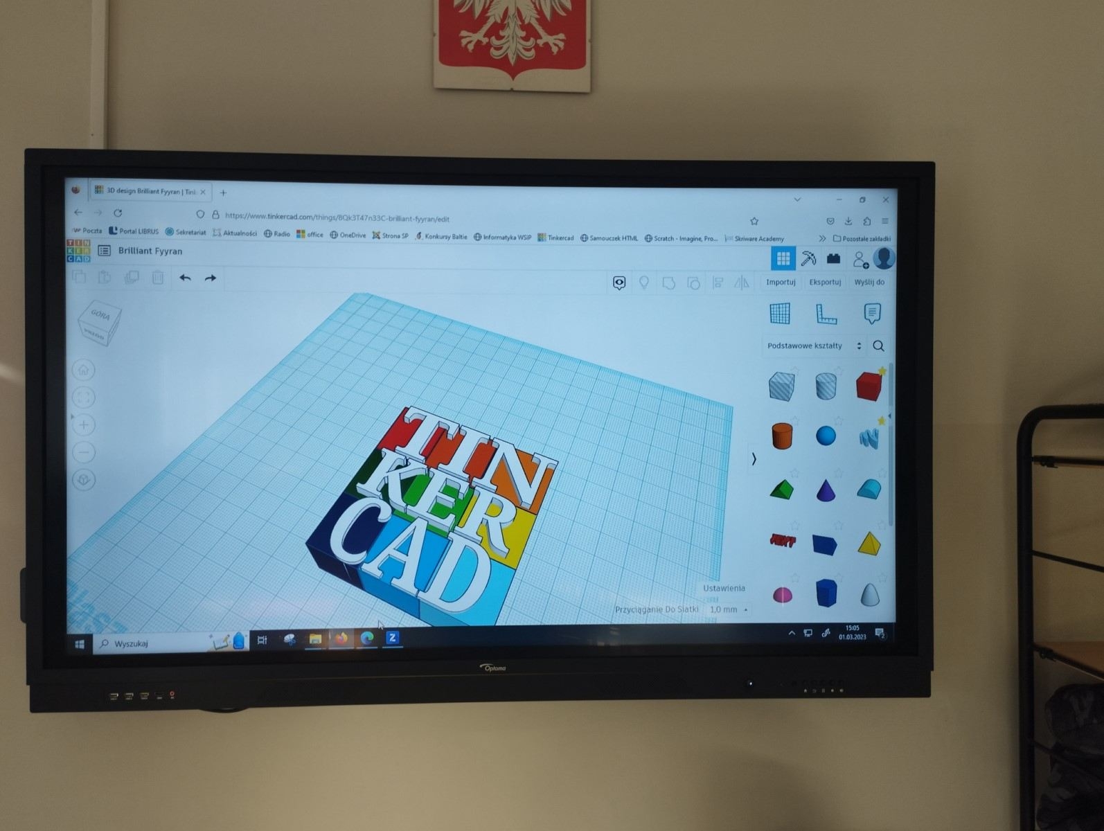 projektowanie 3D w Tinkercad