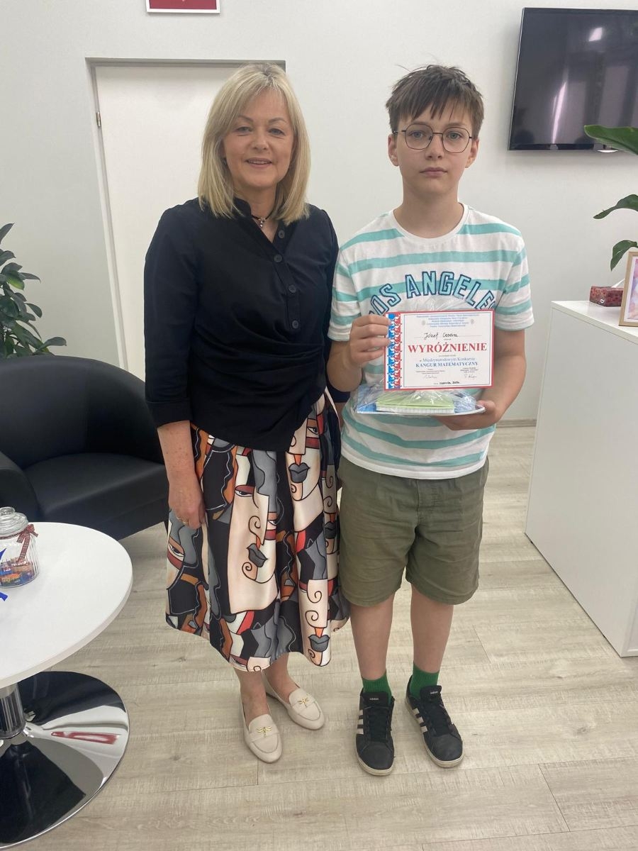 nagrodzony uczeń 5c