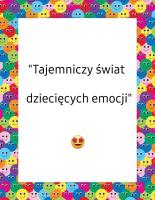 Tajemniczy świat dziecięcych emocji