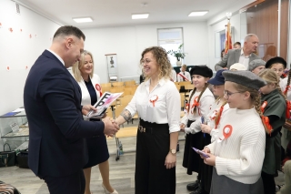 Burmistrz gratuluje p. Kossak