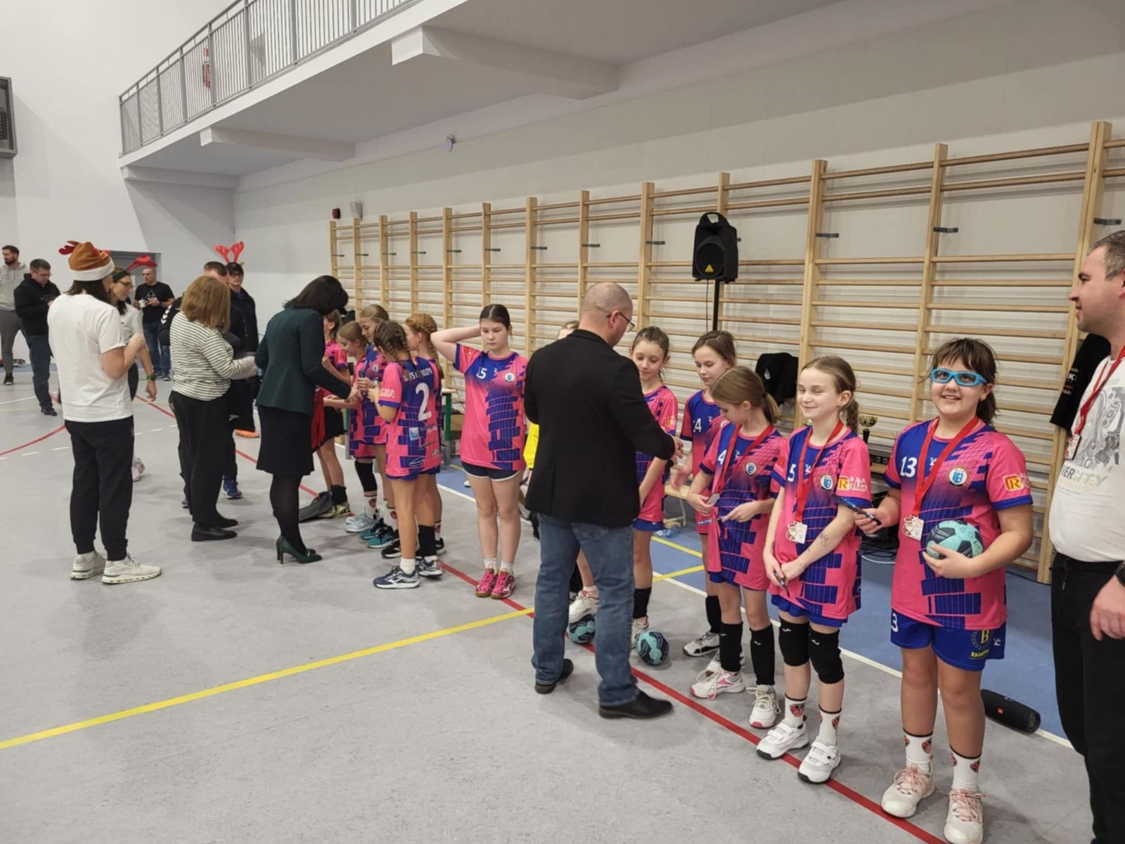 podczas wręczania dyplomów