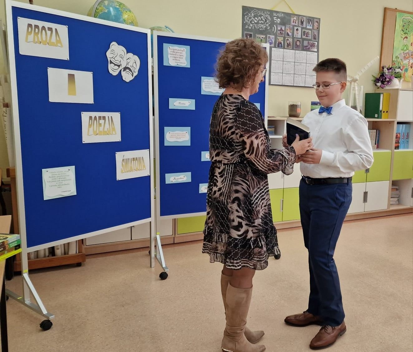 gratulacje dla ucznia Michała