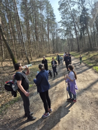 podczas spaceru po lesie