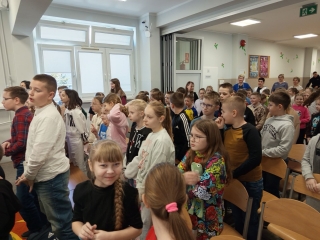 podczas montażu słowno-muzycznego