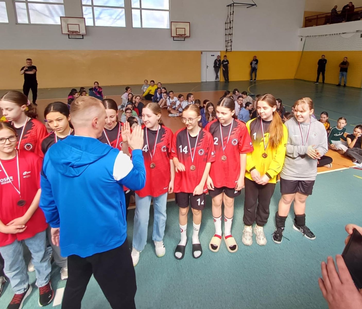 gratulacje od trenera