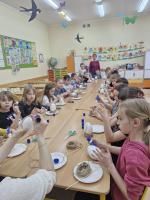 Wielkanocne warsztaty w klasie 1c, 2b, 2c, 2d