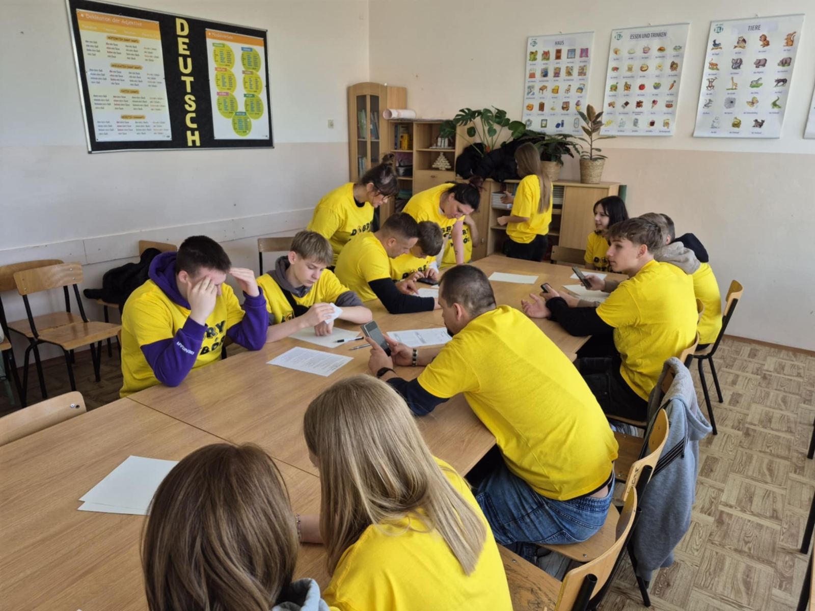 podczas wykonywania zadań