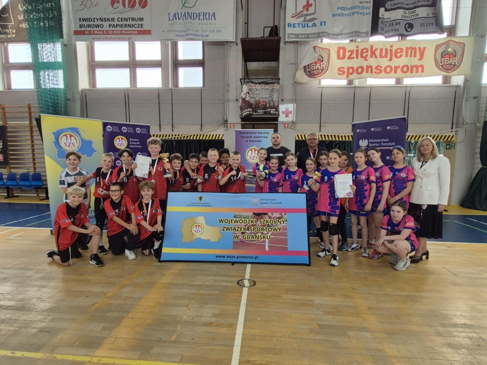 zawodnicy z klasy 4a