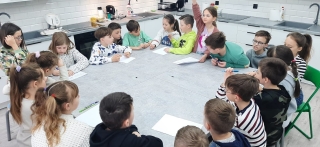 Uczniowie 3a na warsztatach żywieniowych