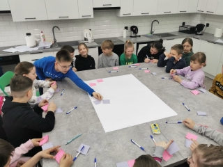 Uczniowie 3b na warsztatach żywieniowych