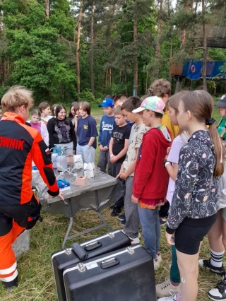 klasa 5c na warsztatach pierwszej pomocy