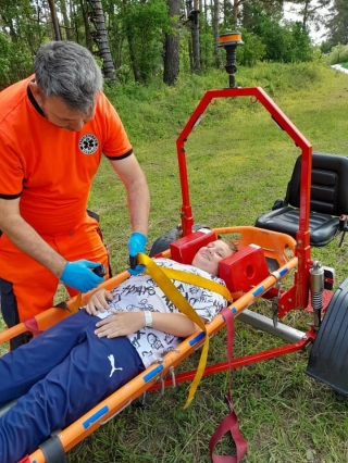 klasa 5c na warsztatach pierwszej pomocy