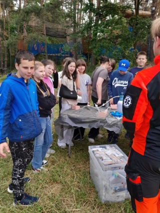 klasa 5c na warsztatach pierwszej pomocy