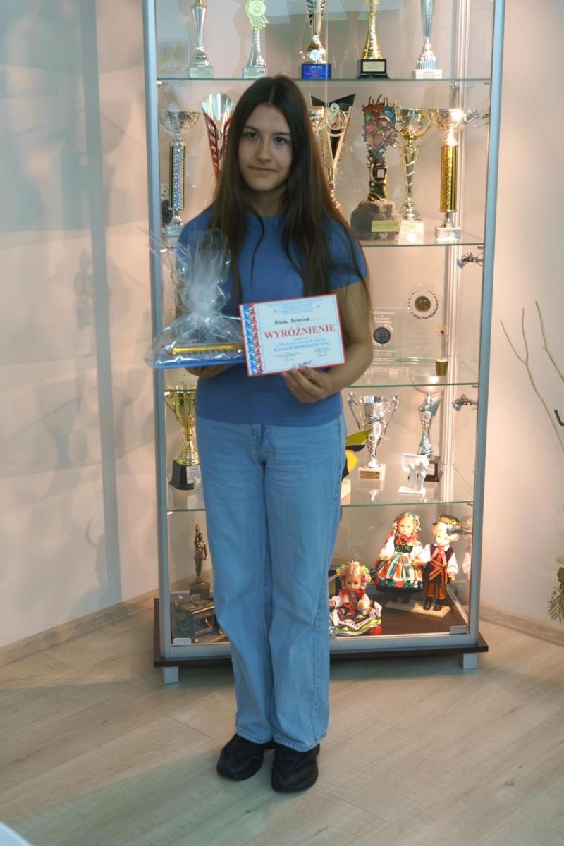 nagrodzona uczennica