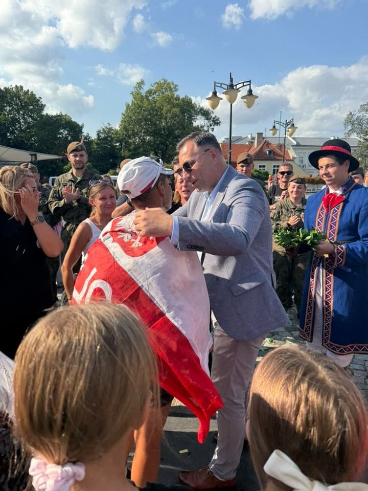 przywitanie przez Burmistrza