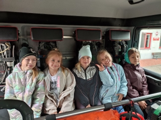 klasa 1a z wizytą w Straży Pożarnej