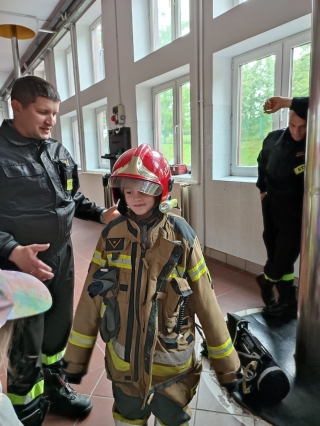 klasa 1a z wizytą w Straży Pożarnej