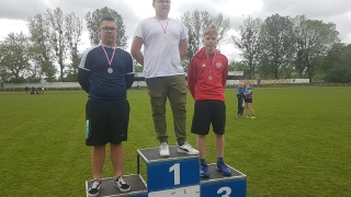 sportowcy na podium - Adam T. II miejsce